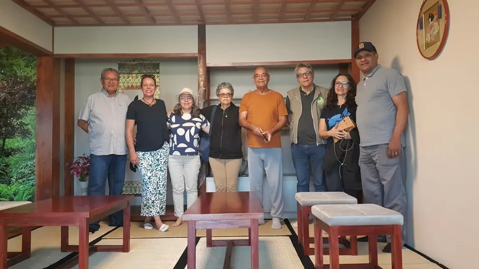 Recibimos visitas de la Universidad de Campo Grande – Mato Grosso en nuestro Centro de Identidad Nikkei Paraguaya
