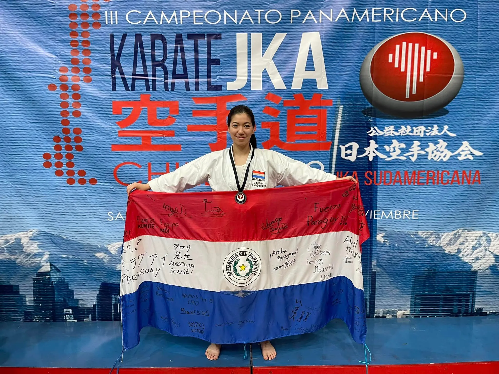 Medalla de Plata para Aimi Larrosa en el Panamericano de Karate JKA